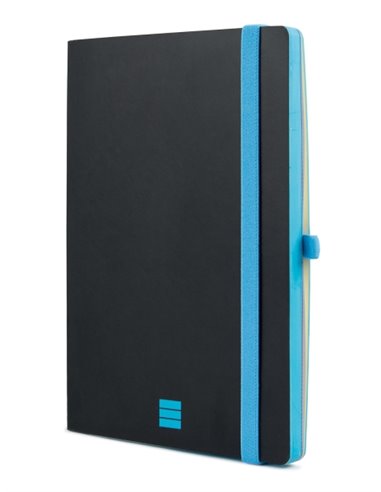 Finocam Modern Cahier de Couvercle Légère - 72 Feuilles - Format A5 - 148x210mm - Papier Crema de 80g/m2 - Liso - Poche Intérieu