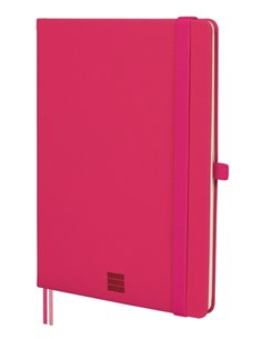 Finocam Nexo Cahier de Couverture rigide - 72 Feuilles - Format A5 - 148x210mm - Papier Crema de 80g/m2 - Liso - Poche Intérieur
