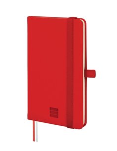Finocam Nexo Cahier de Couverture rigide - 72 Feuilles - 90x150mm - Rayado Horizontal - Papier Crema de 80g/m2 - Poche Intérieur