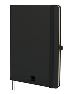 Finocam Nexo Cahier de Couverture rigide - 72 Feuilles - Format A5 - 148x210mm - Rayado Horizontal - Papier Crema de 80g/m2 - Po