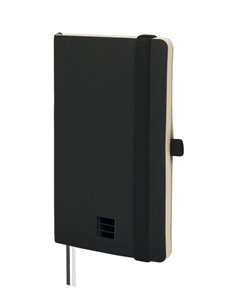 Finocam Nexo Cahier de Couverture souple - 72 Feuilles - 90x150mm - Papier Crema de 80g/m2 - Poche Intérieur - Fermeture Avec Go