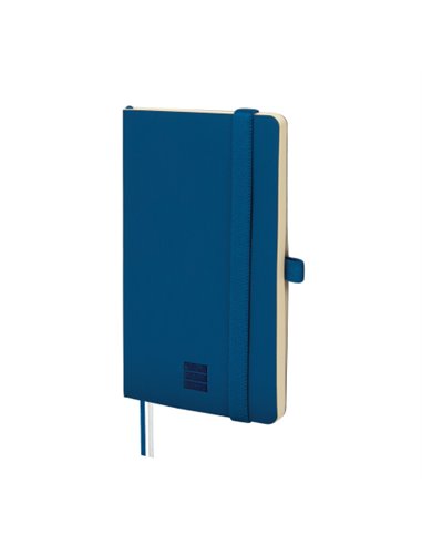 Finocam Nexo Cahier de Couverture souple - 72 Feuilles - 90x150mm - Papier Crema de 80g/m2 - Poche Intérieur - Fermeture Avec Go