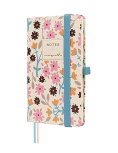 Finocam Moniquilla Cahier de Couverture rigide - 72 Feuilles - 90x150mm - Papier Crema de 80g/m2 - Liso - Poche Intérieur - Ferm