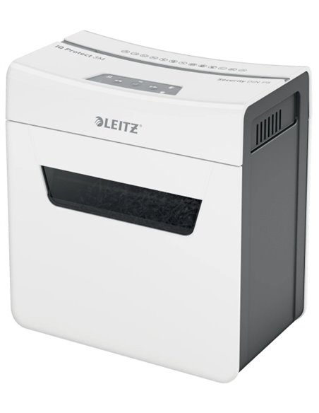 Leitz IQ Protect Premium 3M Destructora de Papier Manual Micro Corte P-5 - Destruye Jusqu'à 3 Feuilles - Ultrasilenciosa - Papel