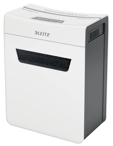 Leitz IQ Protect Premium 4M Destructora de Papier Manual Micro Corte P-5 - Destruye Jusqu'à 4 Feuilles - Ultrasilenciosa - Papel