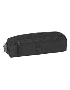 Safta F.C.Barcelona Premium Trousse - Fermeture éclair - Poche avant - 0.5L - 210x40x60mm - Couleur Noir
