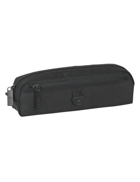 Safta F.C.Barcelona Premium Trousse - Fermeture éclair - Poche avant - 0.5L - 210x40x60mm - Couleur Noir