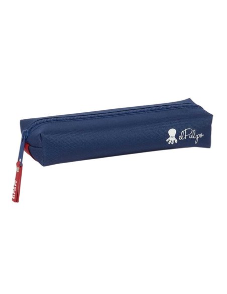 Safta le Pulpo Trousse - Fermeture éclair - Goma Élastique - 0.53L - 220x70x40mm - Couleur Bleu Marine