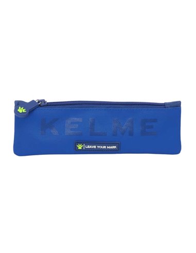Safta Kelme Blue Trousse - Fermeture éclair - 0.10L - 200x10x60mm - Couleur Bleu