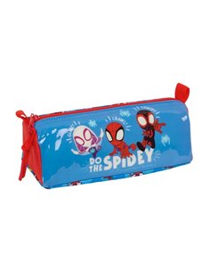 Safta Spidey Trousse - Fermeture éclair - 1.20L - 210x70x80mm - Couleur Rouge et Bleu