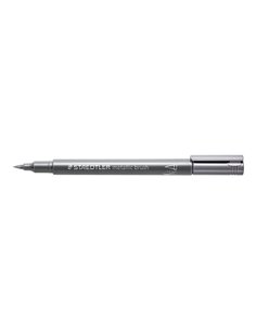 Staedtler Metallic Brush Feutre Pointe Pincel - Trait 1 - 6mm Aprox - Encre Base de Eau - Couleur Argent