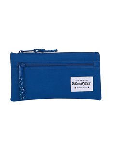 Safta Blackfit8 Oxford Trousse - Poche Avec Fermeture éclair - 0.25L - 220x10x110mm - Couleur Bleu Foncé