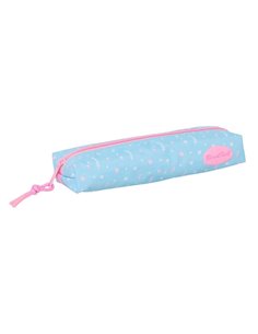 Safta Blackfit8 Smile Trousse - Fermeture éclair - Goma Élastique - 0.53L - 220x70x40mm - Couleur Bleu Clair