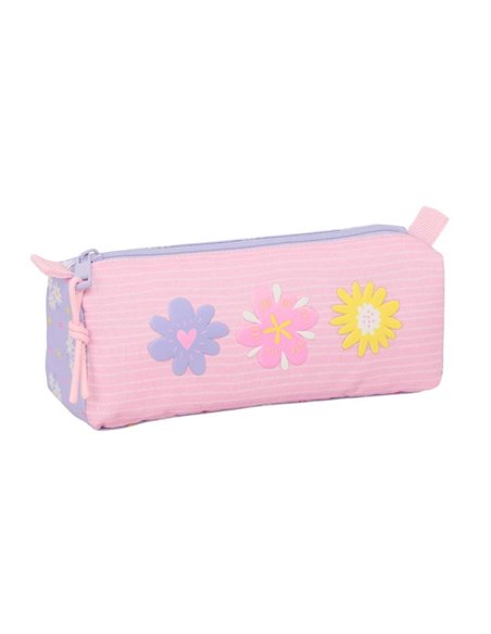 Safta Bouquet Trousse - Fermeture éclair - 1.20L - 210x70x80mm - Couleur Rose Pastel