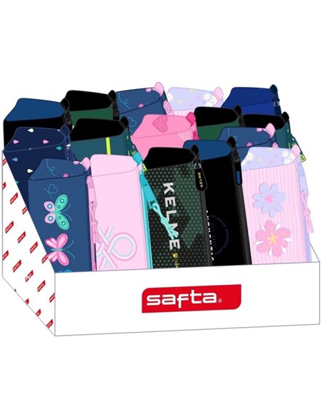 Safta Présentoir Avec Portatodos - Carton Reciclado - Ecologico - 17L - Presentacion Ordenada et Atractiva - 315x230x235mm - Cou