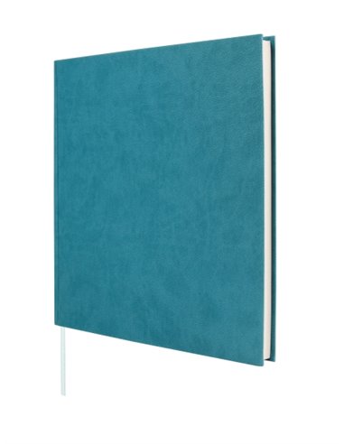 Finocam Event Libro de Visitas Pour Firmar - 80 Feuilles - 250X250mm - Papier Marfil de 120g/m2 - Cubierta Sintetica de Imitacio