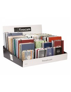 Finocam Présentoir Grande Avec 100 Agendas de Spirale Surtidas en Catalan - Annuel 2026 - Couleur Assortis
