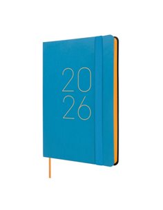 Finocam Flexi Lisa Agenda en Catalan - Annuel 2026 - Couverture souple - Format F4 - 120x13x172mm - Semaine sur 2 pages Horizont