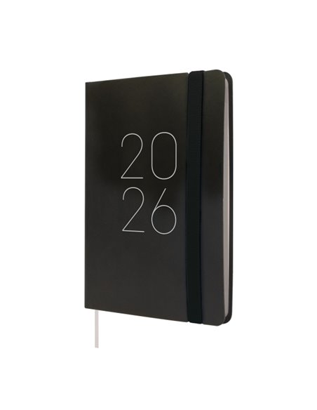 Finocam Flexi Lisa Agenda en Catalan - Annuel 2026 - Couverture souple - Format F4 - 120x13x172mm - Semaine sur 2 pages Horizont