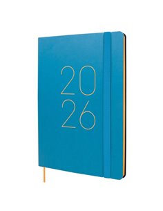Finocam Flexi Lisa Agenda - Annuel 2026 - Couverture souple - Format FA5 - 151x13x214mm - Semaine sur 2 pages en Vertical - Coul