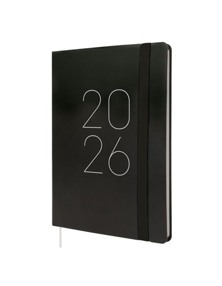 Finocam Flexi Lisa Agenda - Annuel 2026 - Couverture souple - Format FA5 - 151x13x214mm - Semaine sur 2 pages en Vertical - Coul