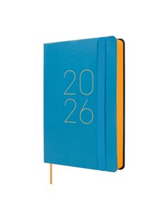 Finocam Flexi Lisa Agenda en Catalan - Annuel 2026 - Couverture souple - Format F4 - 120x23x172mm - 1 Dia Par Pagina - Couleur B