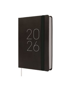 Finocam Flexi Lisa Agenda en Catalan - Annuel 2026 - Couverture souple - Format F4 - 120x23x172mm - 1 Dia Par Pagina - Couleur N