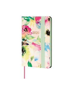 Finocam Flexi Joy Agenda - Annuel 2026 - Couverture souple - Format F2 - 85x13x130mm - Semaine sur 2 pages Horizontal - Tematica