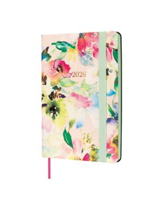 Finocam Flexi Joy Agenda - Annuel 2026 - Couverture souple - Format F4 - 120x13x172mm - Semaine sur 2 pages Horizontal - Tematic