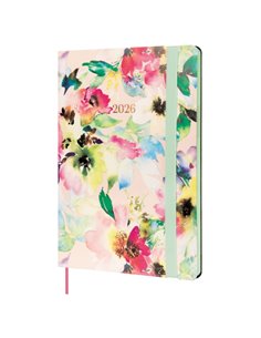 Finocam Flexi Joy Agenda - Annuel 2026 - Couverture souple - Format FA5 - 151x13x214mm - Semaine sur 2 pages en Vertical - Temat
