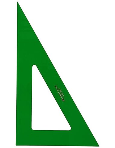 Faber-Castell Cartabon Tecnico 16cm - Sans Graduacion - Couleur Vert Transparent