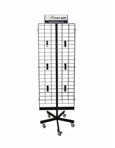 Finocam Présentoir Vacio de Pie Metalico Pour Calendarios - 5 ruedas - Giratorio - Couleur Assortis