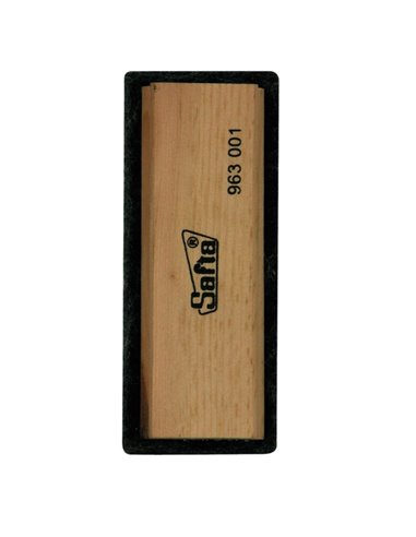Safta Borrador Pour Tableau - Fieltro de Haute qualité - Ergonomique - Nettoyage Efectiva - Mango de Bois - 110x45x35mm - Couleu
