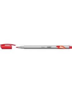 Bic Intensity Medium Feutre de Pointe Media de 0.8mm - Encre Avec Base de Eau - Couleur Rouge