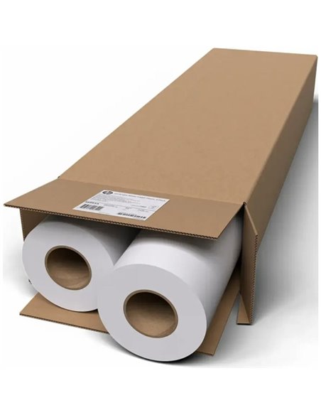 HP Pack de 2 Rollos Papier Plotter Blanc Brillante 90gr 36" - 914mm x 45.7m - (Pack 2 x C6036A)