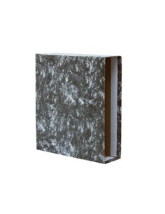 Bismark Housse Pour Archivador À-Z A4 - Carton Forrado - Couleur Noir Jaspeado