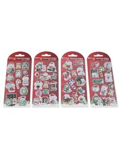 Bismark Pack de Pegatinas Bubble Avec Confetti Papa Noel - Packs Avec Diseños Diferentes Aléatoires