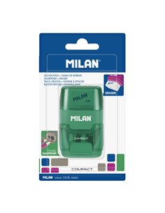 Milan Compact Afilaborra - Cuchilla de Acier de Sécurité - Double Agujero Pour Normal et Maxi - Couleurs assorties