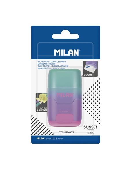 Milan Compact Sunset Afilaborra - Cuchilla de Acier de Sécurité - Couleur Violet
