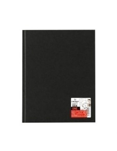 Canson Sketch One Cahier Avec 98 Feuilles - 21.6x27.9cm - 100g - Grano Fino - Couleur Blanc