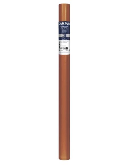 Canson Rollo de Papier Seda 17g/m² - Rollo de 50x500cm - Idéal Pour Manualidades et Decoracion - Couleur Cobre