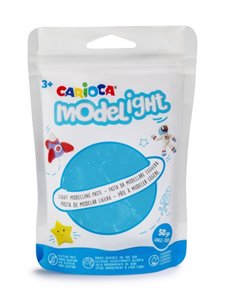 Carioca Modelight Pack de Pasta de Moldear Super Légère - Élastique et Maleable - Se Seca al Aire - No Ensucia les Manos - Reuti