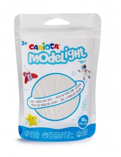 Pack Carioca Modelight Pasta de Moldear Super Légère - Élastique et Maleable - Se Seca al Aire - No Ensucia les Manos - Couleur 