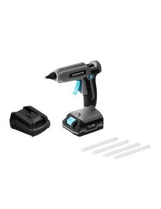 Cecotec CecoRaptor Perfect Fix 2020 Advance Pistola de Cola Termofusible - Autonomie 30min - Batterie 2Ah 20V - Indicateur LED -