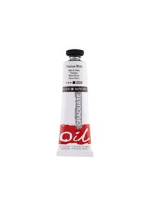 Daler Rowney Graduate Pintura al Oleo - Tubo de Aluminium - 38ml - Couleur Blanc Titanio