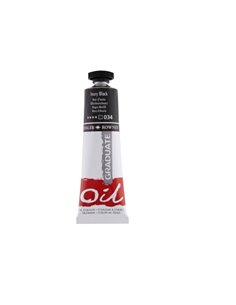 Daler Rowney Graduate Pintura al Oleo - Tubo de Aluminium - 38ml - Couleur Noir Marfil