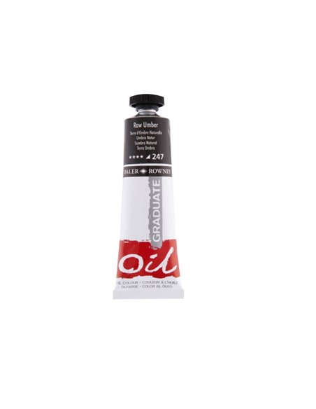 Daler Rowney Graduate Pintura al Oleo - Tubo de Aluminium - 38ml - Couleur Sombra Natural