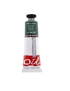 Daler Rowney Graduate Pintura al Oleo - Tubo de Aluminium - 38ml - Couleur Vert Hooker