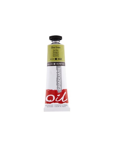 Daler Rowney Graduate Pintura al Oleo - Tubo de Aluminium - 38ml - Couleur Vert Oliva