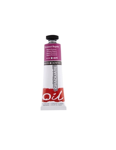 Daler Rowney Graduate Pintura al Oleo - Tubo de Aluminium - 38ml - Couleur Magenta Permanent